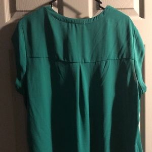 Daniel Rainn Kelly Green Blouse XXL NWOT